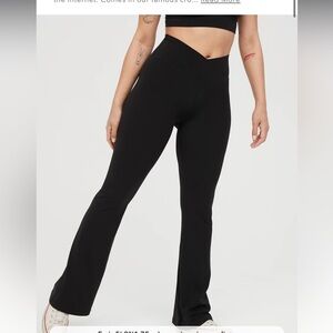 OFFLINE By Aerie Real Me High Waisted Crossover Flare Legging
